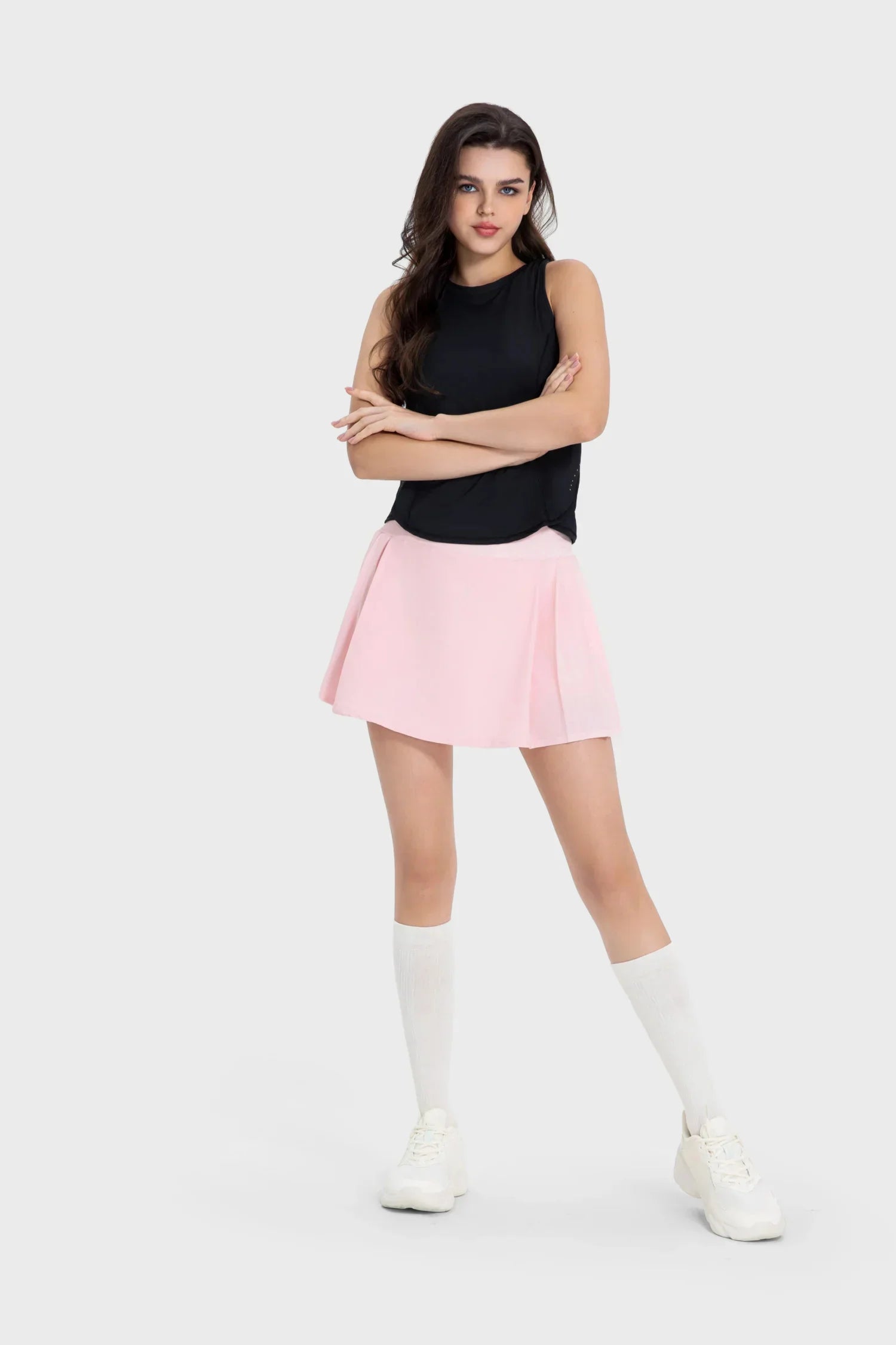 Jupe de yoga All Day Fitness - Rose