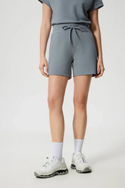 All Day Yoga Workout Shorts-Gray