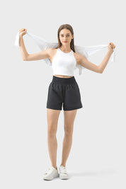 Yoga Fitness All Day Shorts-Black