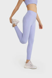 Leggings de sport pour entraînement de yoga toute la journée - Violet clair