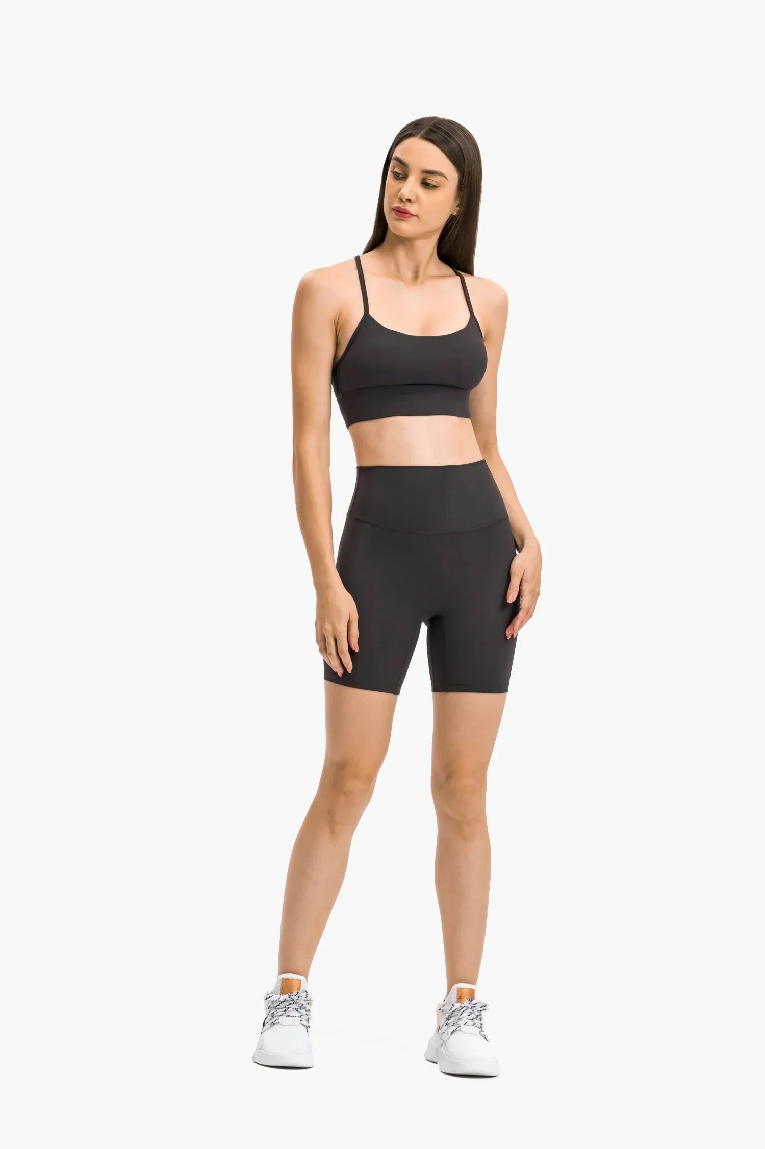 Endurance Yoga Bra-Graphite gray