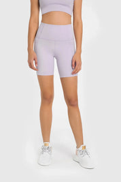 Velafit All Day High Waist Shorts-Mint purple