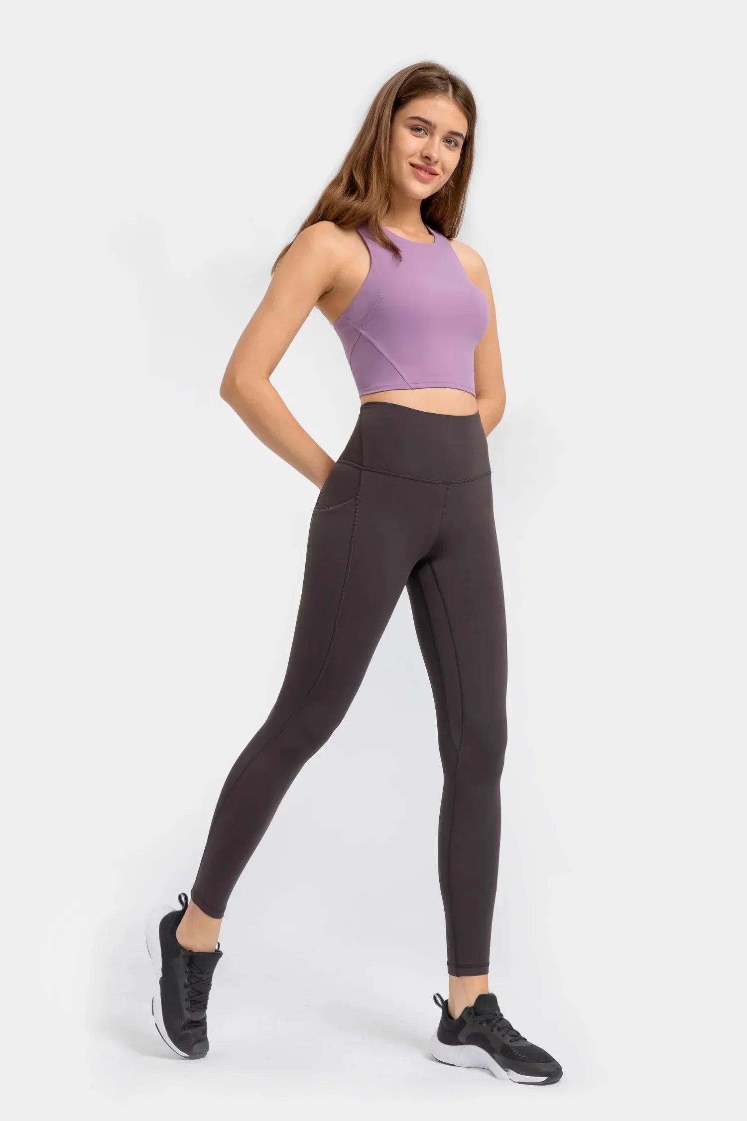 Débardeur de yoga Athlete Gym - Violet