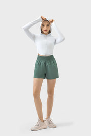 Yoga Fitness All Day Shorts-Grün