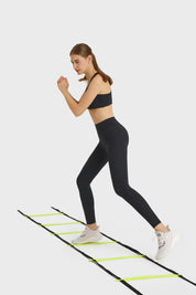 All Day Yoga Training Sports Leggings-Black