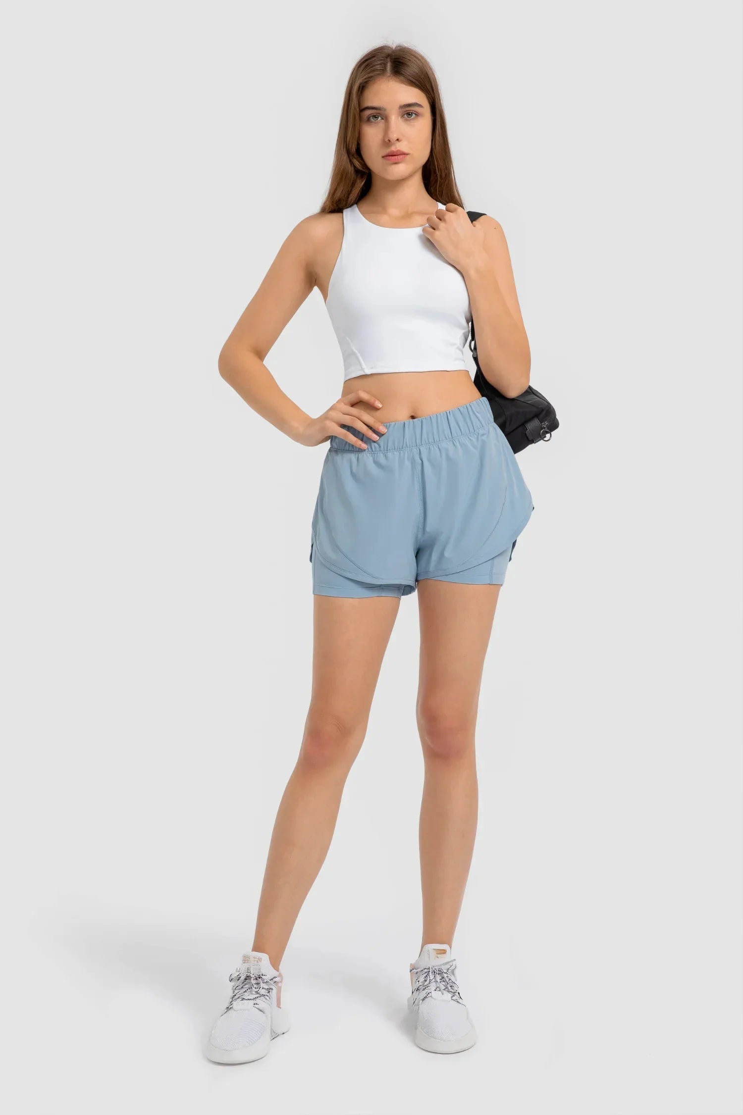 Athlete Gym Yoga Tank-Weiß