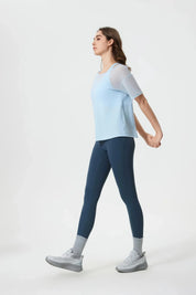 Sports All Day Kurzarm-Hellblau