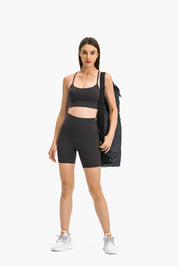 Endurance Yoga Bra-Graphite gray