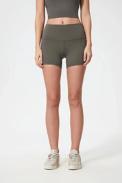 Velafit All Day Fitness Shorts-Dark khaki