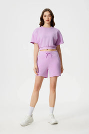 All Day Yoga Workout Shorts-Pink