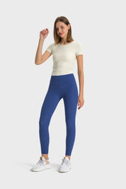 Short de sport à manches courtes - Blanc d'œuf