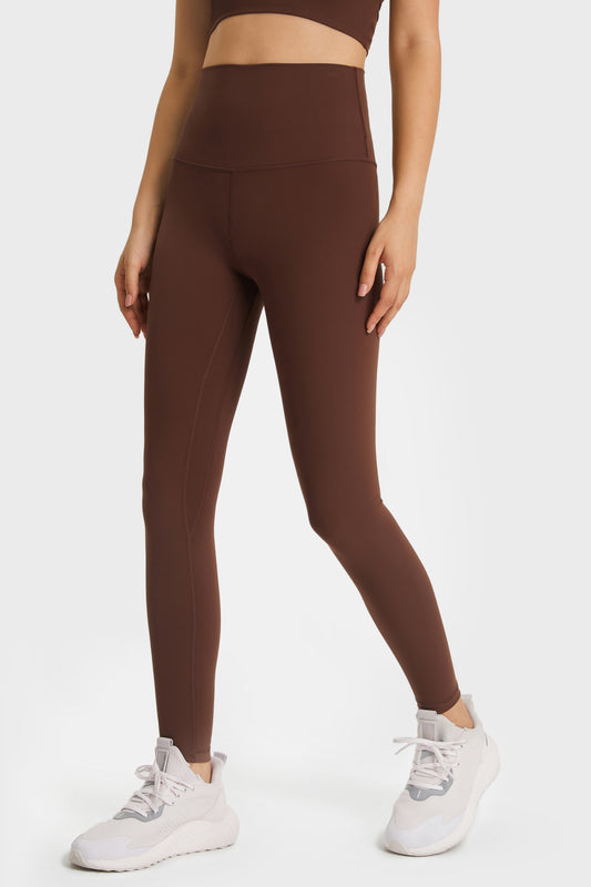 Velafit Soft Yoga Leggings-Brown