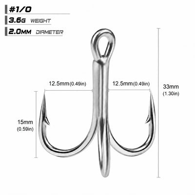 Bright Tin Treble Hook-info-#1:0