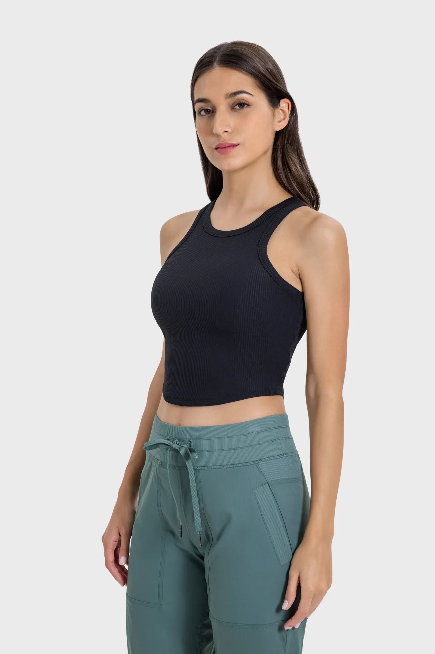 Athlete Seamless Gym Tank-Schwarz