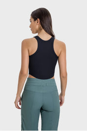 Athlete Seamless Gym Tank-Schwarz