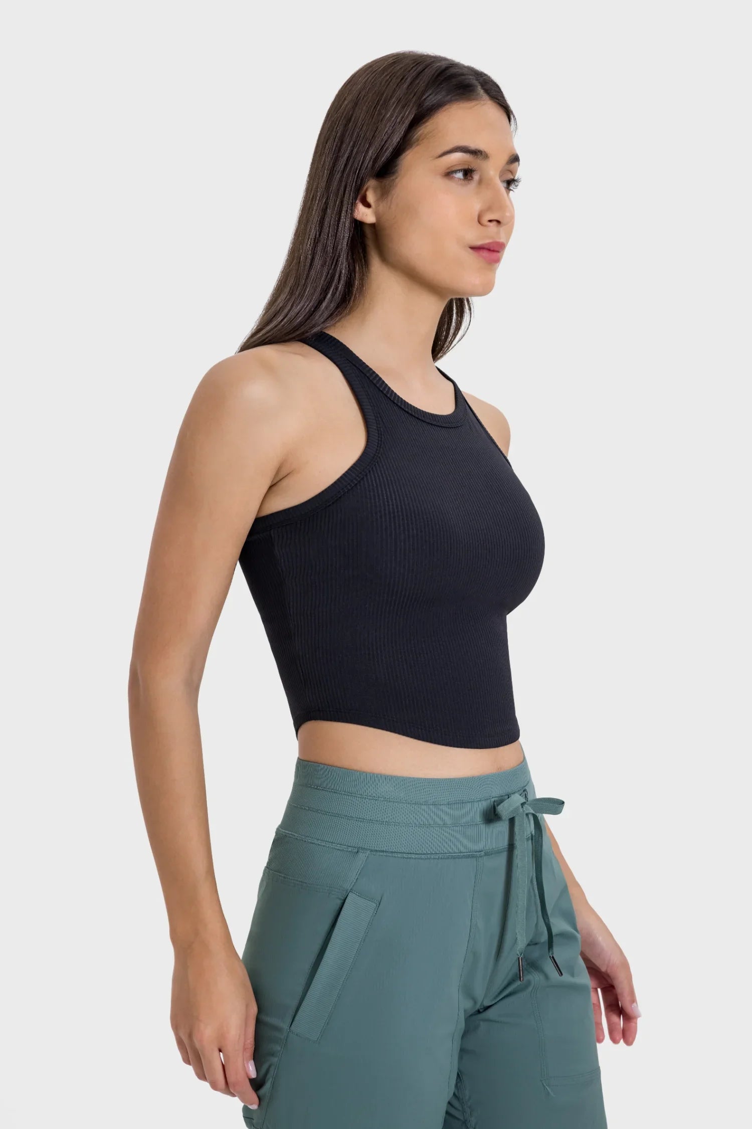Athlete Seamless Gym Tank-Schwarz