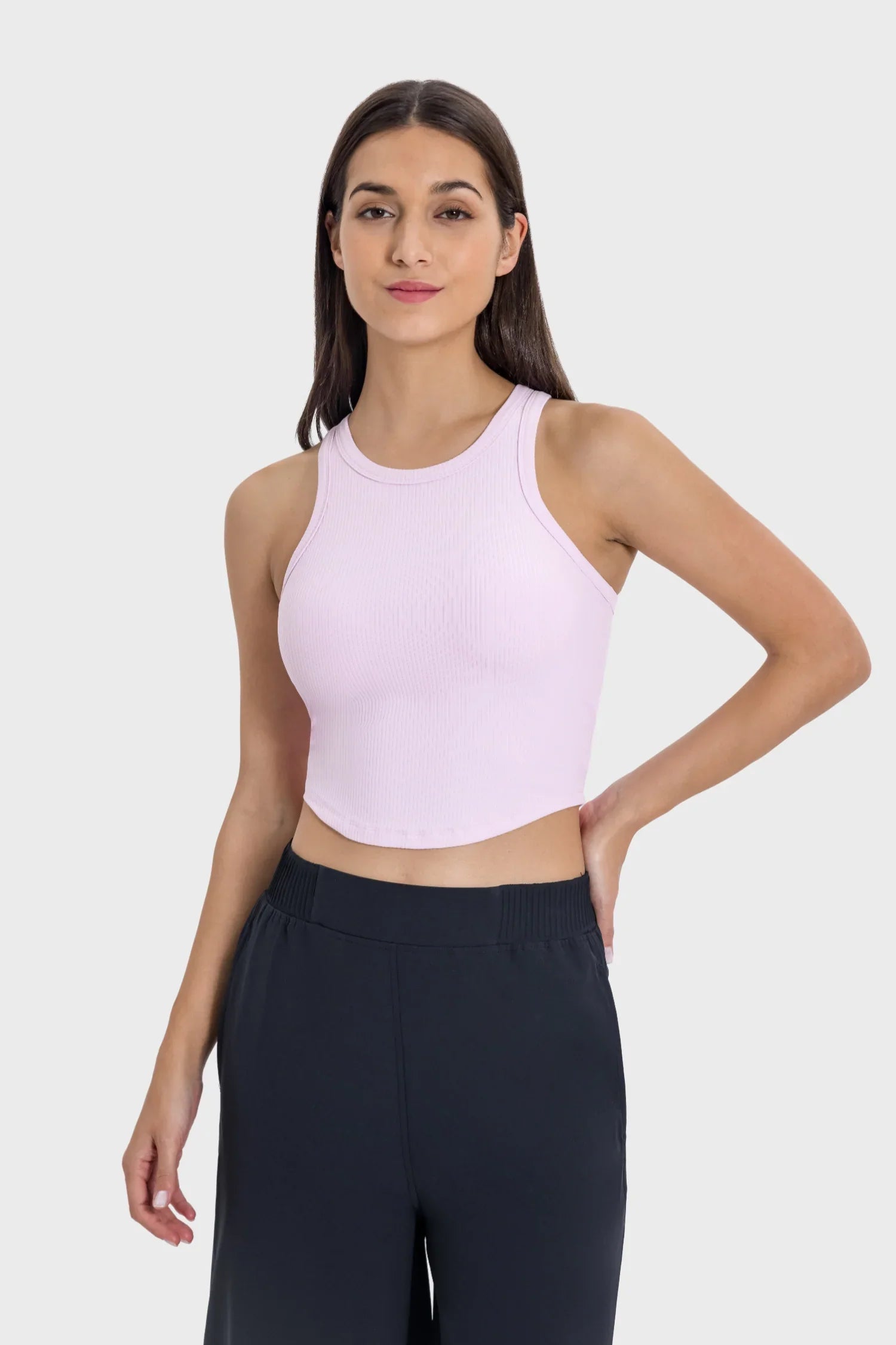 Débardeur de sport sans coutures Athlete - Rose clair
