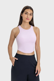 Débardeur de sport sans coutures Athlete - Rose clair