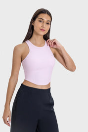 Débardeur de sport sans coutures Athlete - Rose clair