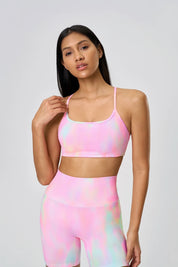Power High Impact Sports Bra-Fantasy pink