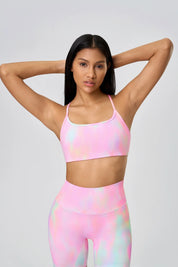 Power High Impact Sports Bra-Fantasy pink