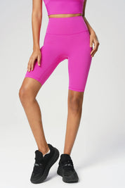 Short de sport élastique pour le levage des hanches - Rose