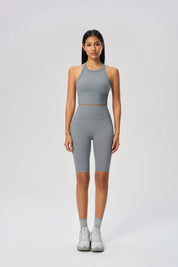 Short de sport élastique pour le levage des hanches - Gris foncé
