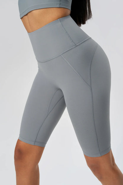 Short de sport élastique pour le levage des hanches - Gris foncé