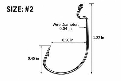 FANG Offset EWG Worm Hook-info-#2