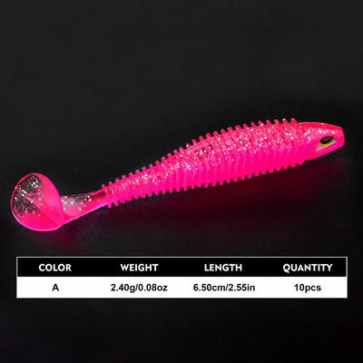 FINESSE 65 Soft Bait 2-1:2" - 3:32oz (10 Pcs)-info-1