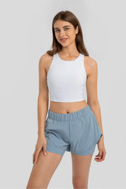 Athlete Gym Yoga Tank-Weiß