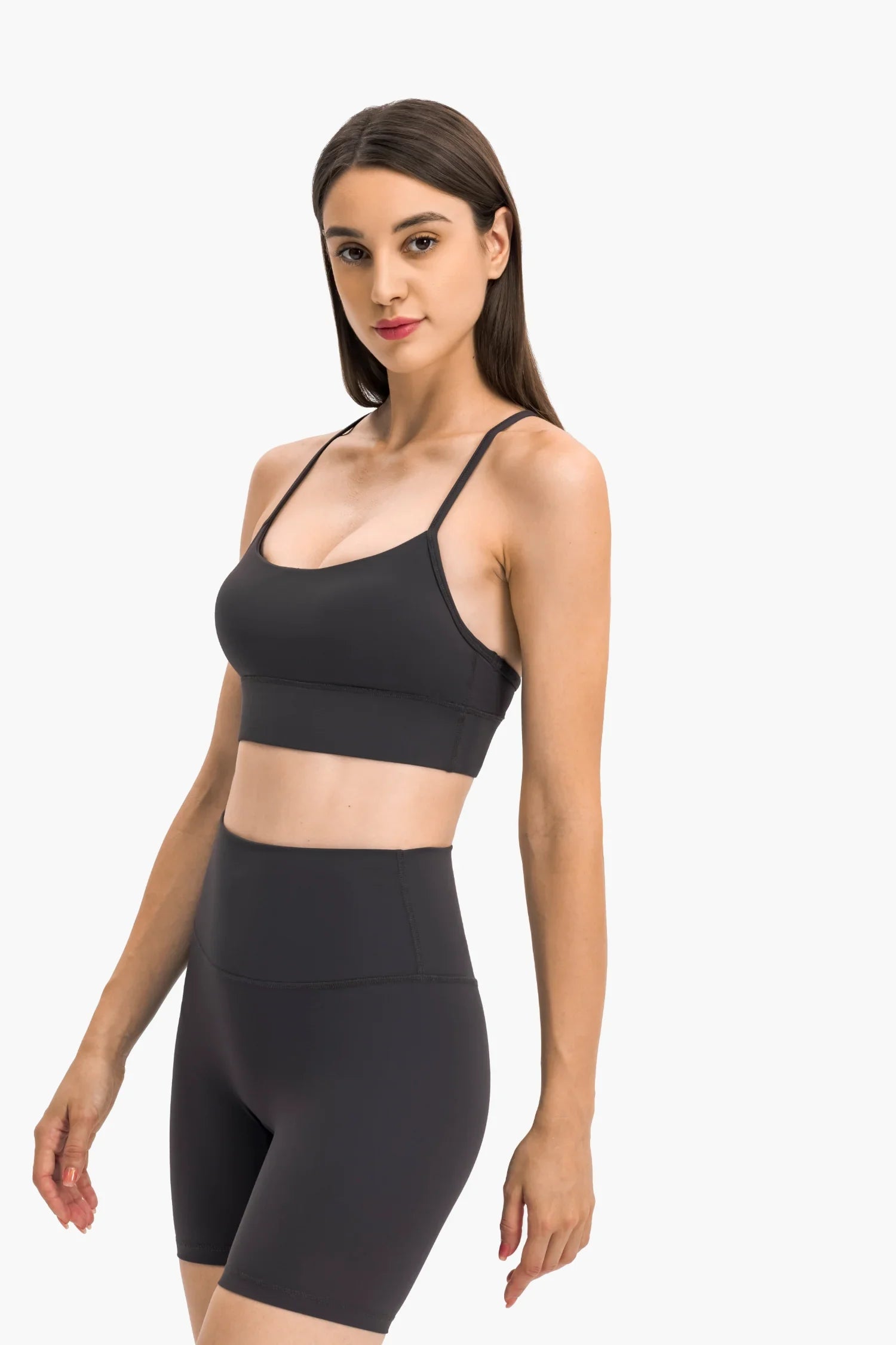Endurance Yoga Bra-Graphite gray