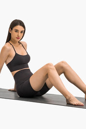 Endurance Yoga Bra-Graphite gray