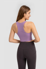 Débardeur de yoga Athlete Gym - Violet