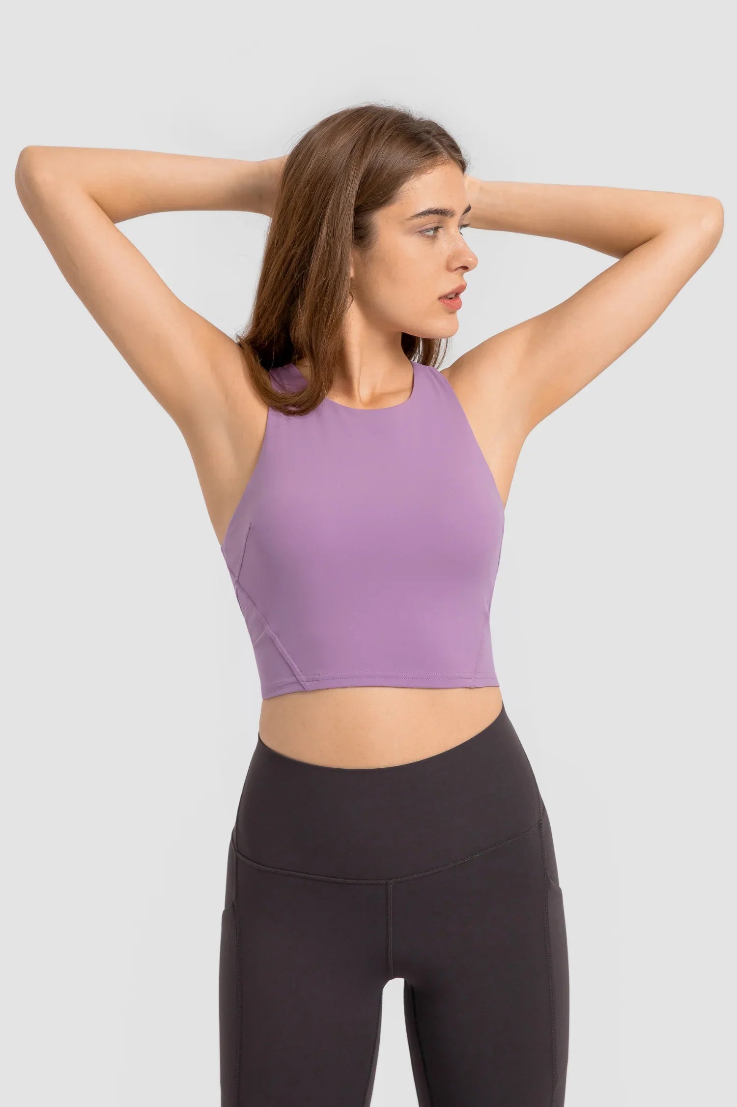 Débardeur de yoga Athlete Gym - Violet