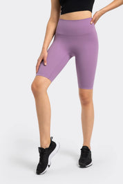 Short de sport taille haute rehaussant les hanches - Roland violet 