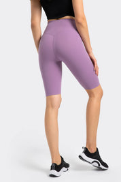 Short de sport taille haute rehaussant les hanches - Roland violet 