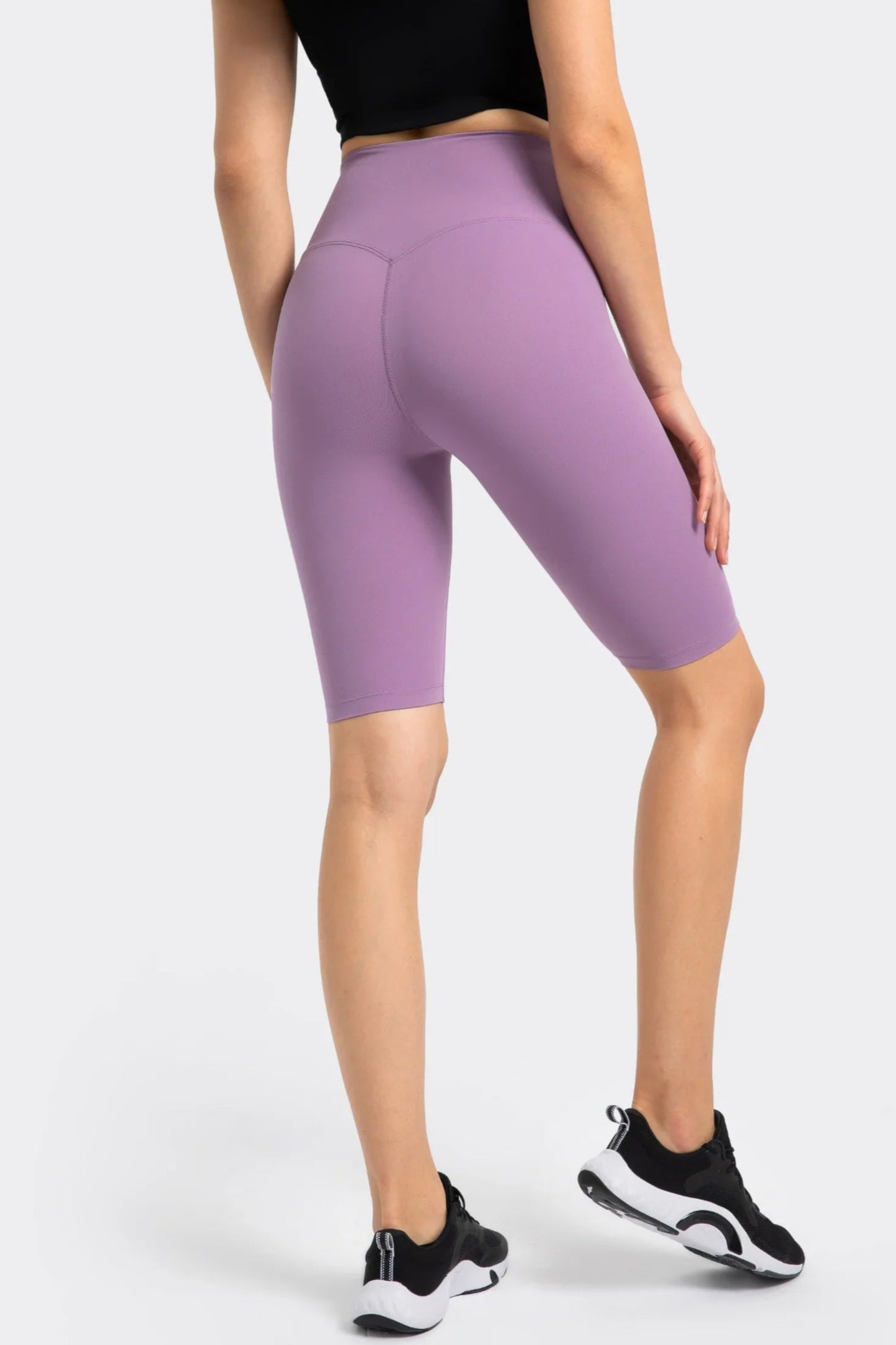 Short de sport taille haute rehaussant les hanches - Roland violet 