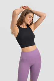 Débardeur de yoga Athlete Gym - Noir