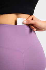 Short de sport taille haute rehaussant les hanches - Roland violet 