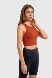 Athlete Gym Yoga Tank-Rauchrot