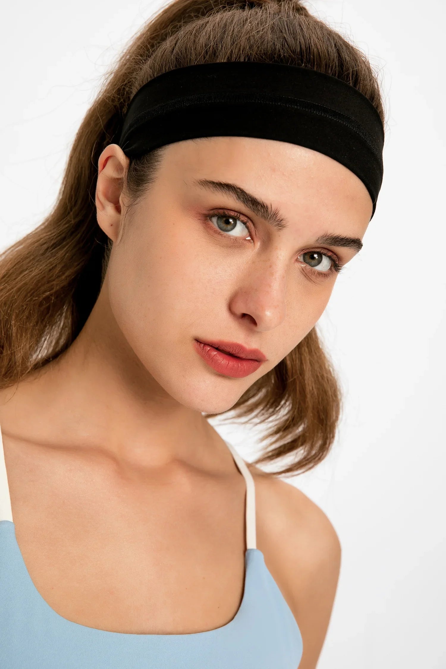 Bandeau absorbant la transpiration noir