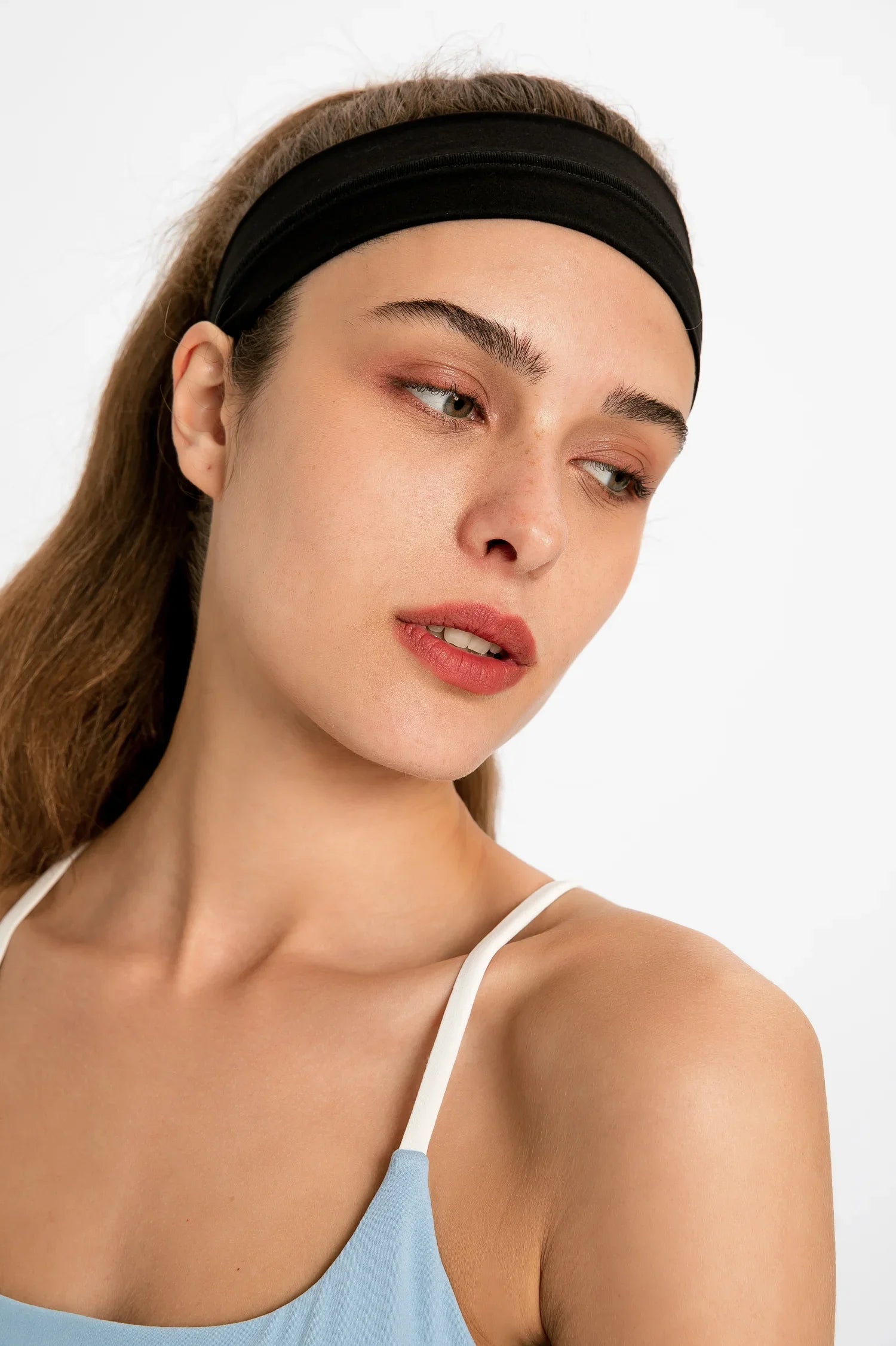 Bandeau absorbant la transpiration noir