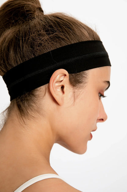Bandeau absorbant la transpiration noir