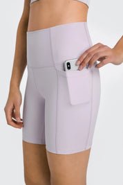 Velafit All Day High Waist Shorts-Mint purple