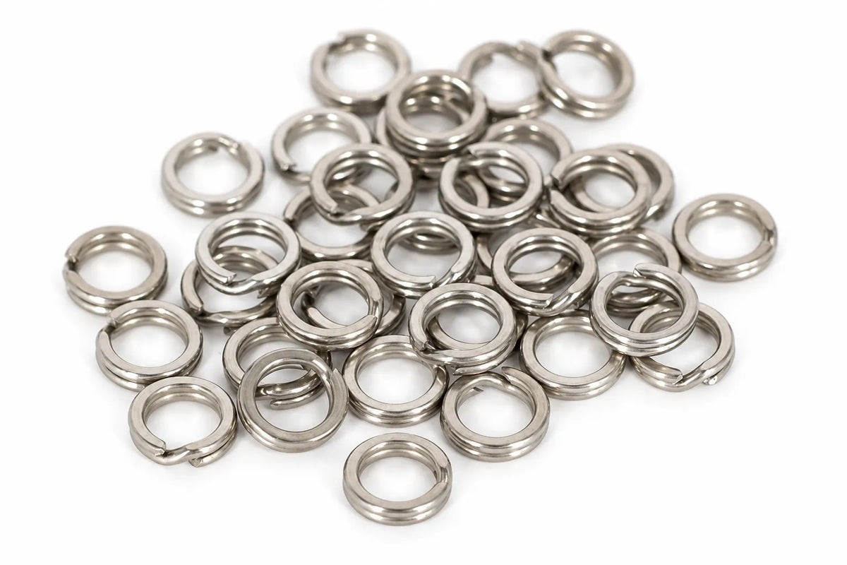 Heavy Duty Split Rings-white