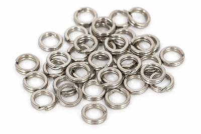 Heavy Duty Split Rings-white