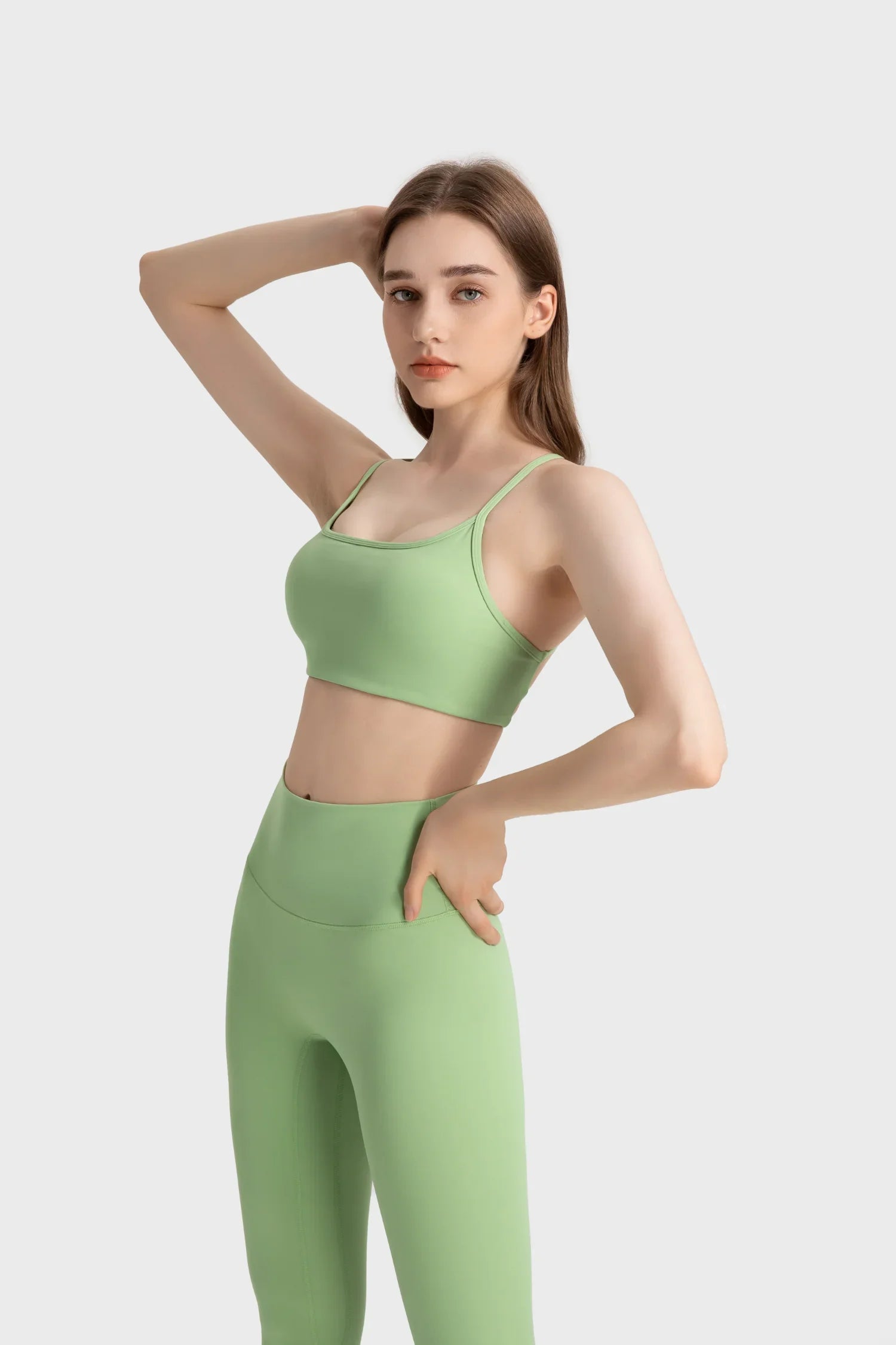Soutien-gorge de sport Power High Impact - Cyan
