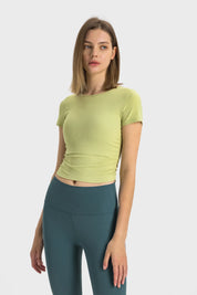 Short de sport à manches courtes - Vert lys