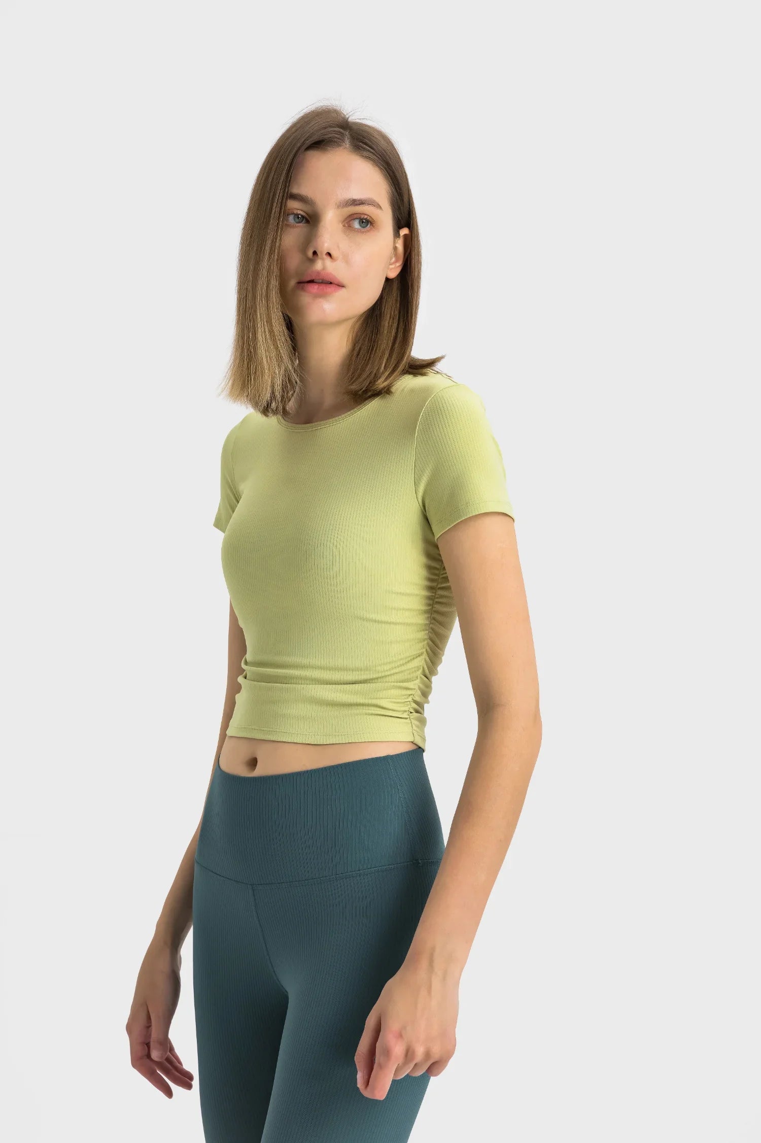 Short de sport à manches courtes - Vert lys